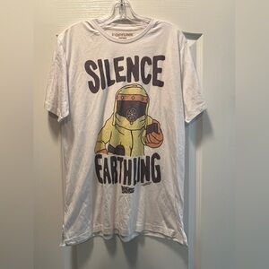 Men’s size large Pop Funk Back To The Future Silence Earthling t shirt